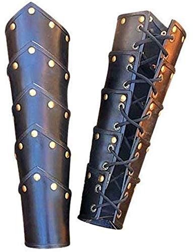 Leather Leg Armor, Medieval Leather Armor, Leather Swordsman Greaves - Leg Armor, LARP Knight ...