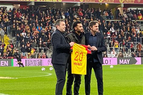 Angelo Fulgini officiellement présenté par le RC Lens à Bollaert