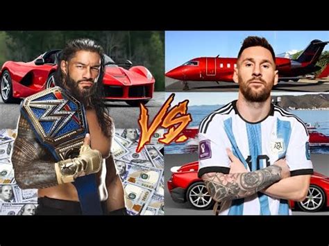 Lionel Messi Vs Roman Reigns Comparison Cars Collection Total