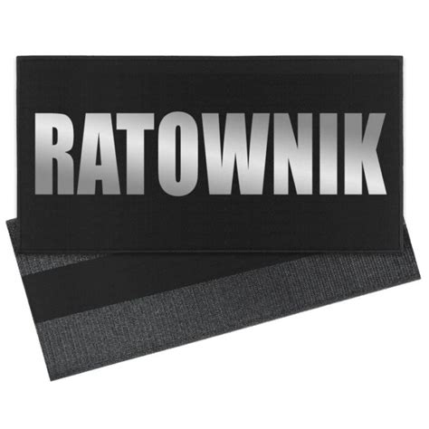 Ratownik Odblaskowy Naszywka Z Rzepem Cm Ratownikplus Pl