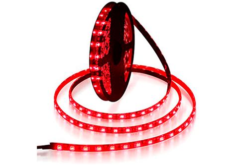 Tira Led V Metros Luz Roja Waterproof Smd Producto