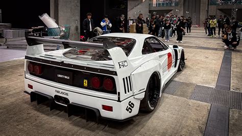 Worlds Most Controversial Ferrari SHUTS DOWN Tokyo Auto Salon Liberty