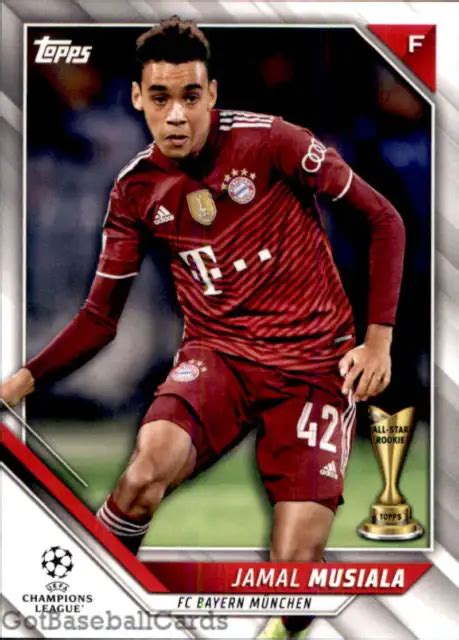 Topps Uefa Champions League Jamal Musiala Fc Bayern Munchen