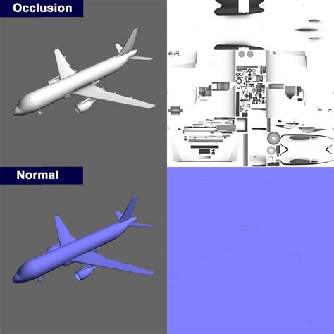 空客a320法国航空动画 3d模型 219 Unitypackage Upk Max Ma Fbx C4d Obj