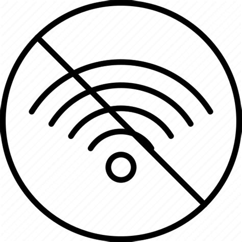 No Internet Connection Network Sign Signal Wifi Icon Download