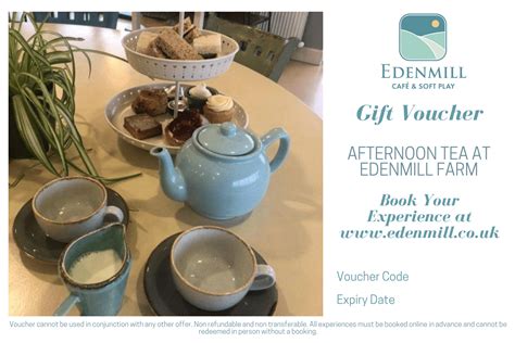 Edenmill Farm Afternoon Tea Gift Voucher - Edenmill