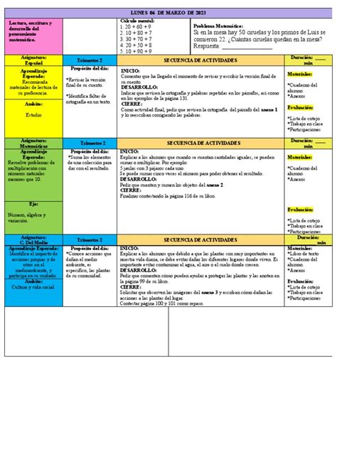 2º Sem24 Cronograma Planeación Docente Darukel Pdf