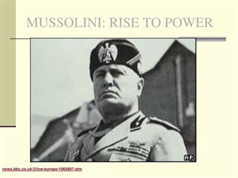 Ppt Mussolini Rise To Power Powerpoint Presentation Free Download