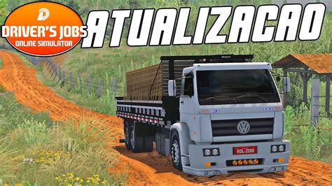 SAIU Atualização Drivers Jobs Online Simulator Novo Mapa e Caminhões