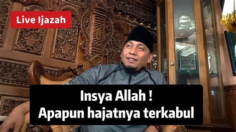 LIVE IJAZAH Jangan Sampai Terlewatkan Dzikir Ini Hanya Di Bulan