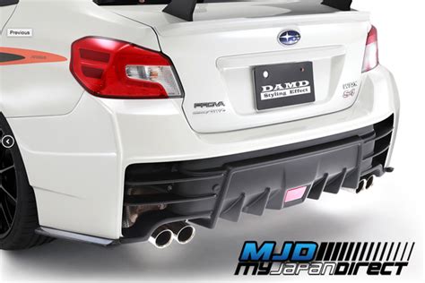 Damd Rear Bumper And Extension FRP For Subaru Impreza WRX STi VAB