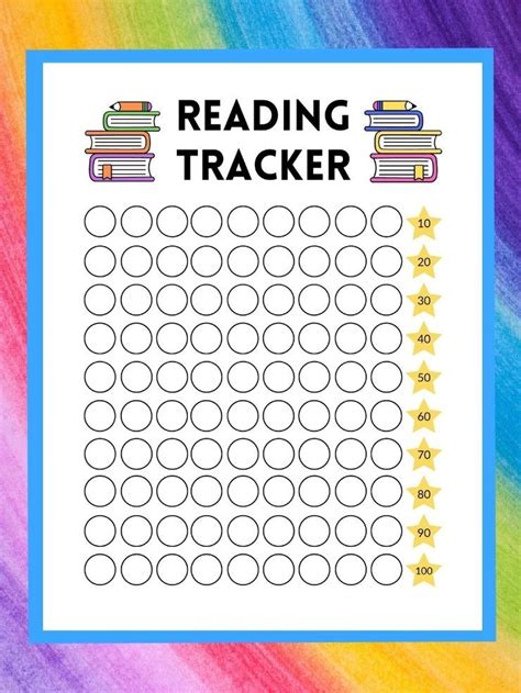 Book Reading Tracker Printable