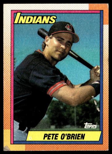 1990 Topps Pete O Brien Cleveland Indians 265 EBay