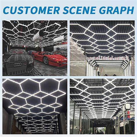 Honeycomb LED Lights For Car Showroom Detailing Wash Light