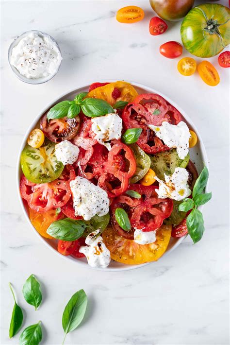 Salade De Tomates Et Burrata La Cuisine De G Raldine