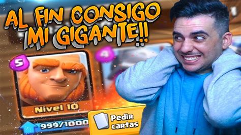 Al Fin Consigo Mi Gigante Clash Royale Rubinho Vlc Youtube