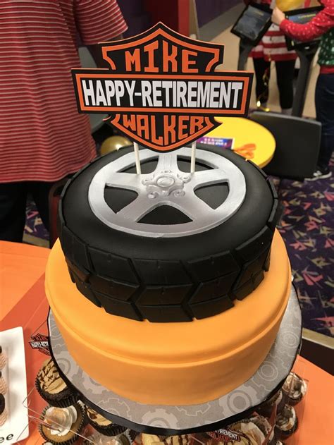 Harley Davidson Cake Harley Davidson Cake Retirement Party Cakes