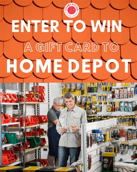 Home Depot Gift Card Giveaway Steamy Kitchen Recipes Giveaways