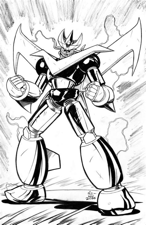 Pencils 0003 Great Mazinger 300 Dpi By Danimation2001 On Deviantart