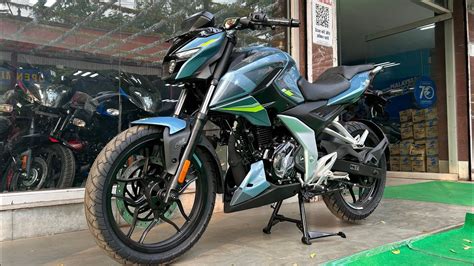 All New Bajaj Pulsar N Dual Abs New Coloursky Blue Details