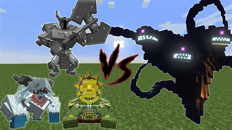 Wither Storm Vs Mowzie S Mobs Bosses In Minecraft YouTube