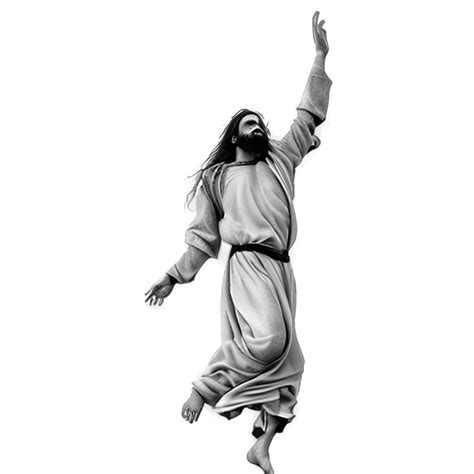 Flying Jesus Graphic · Creative Fabrica