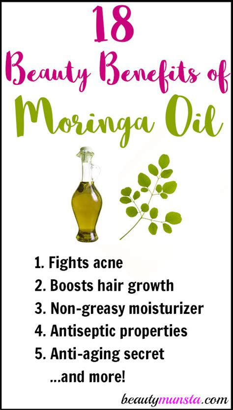 18 Beauty Benefits Of Moringa Oil Beautymunsta Free Natural Beauty Hacks And More