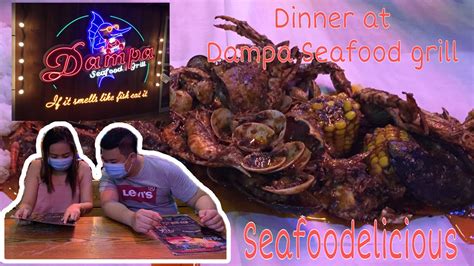 Dinner At Dampa Seafood Grilldelicious Seafood Youtube