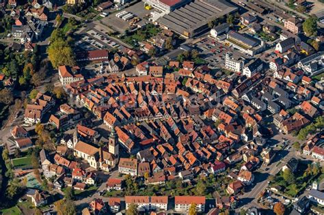 Luftbild Haslach Im Kinzigtal Altstadtbereich Und Innenstadtzentrum