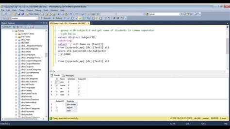 How To Concatenate Text From Multiple Rows Into A Single Text String In Sql Server Youtube