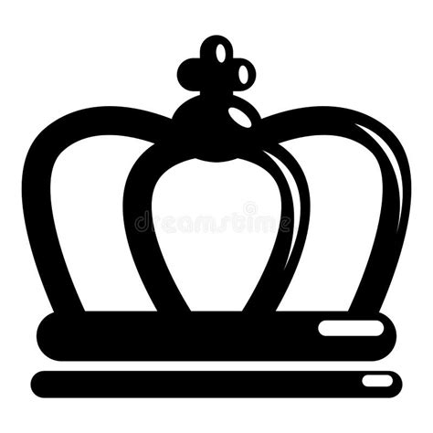 Britain Crown Icon Simple Black Style Stock Vector Illustration Of