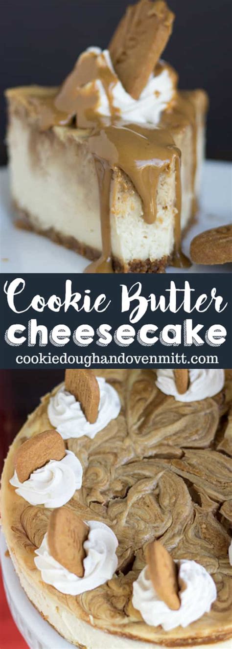 Cookie Butter Cheesecake Cookie Dough And Oven Mitt