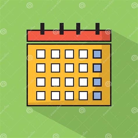 Iconos Del Calendario Ilustración Del Vector Stock De Ilustración