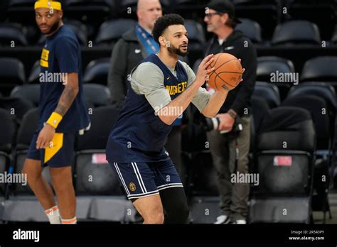 Denver Nuggets Guard Jamal Murray 27 As Players Take Part In Practice