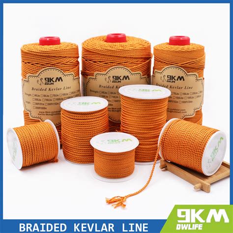 Braided Kevlar Line Fishing Assist Cord Camping Survival Rope Made With