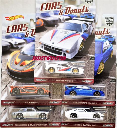 Awesome Great Hot Wheels Car Culture Cars Donuts Set Of Datsun