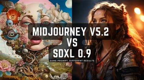 Midjourney V52 、stable Diffusion Xl 09 出图对比 知乎