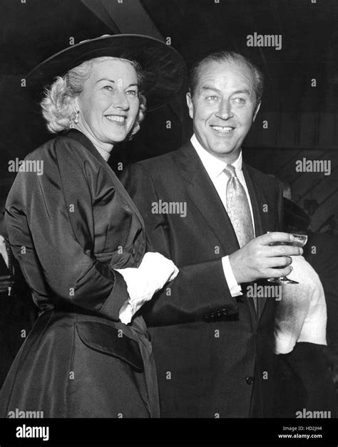 Ray Milland With Wife Muriel Stock Photo Alamy