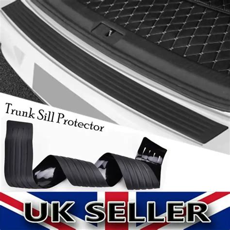 Car Rear Boot Trunk Bumper Protector Guard Trim Cover Rubber Sill Lip