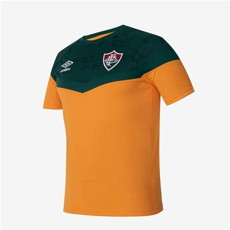 Camisa Fluminense Treino Laranja 2023 Umbro