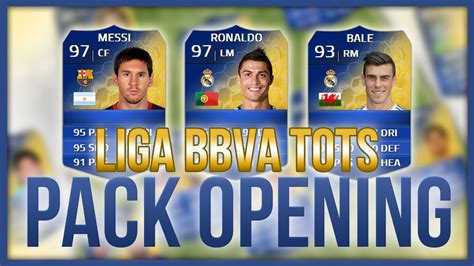 FIFA 14 LIGA BBVA TOTS PACK OPENING Messi Ronaldo Bale MORE