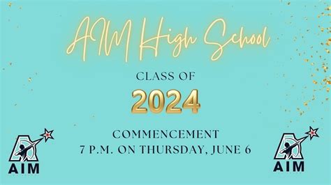 Aim High School 2024 Graduation Youtube