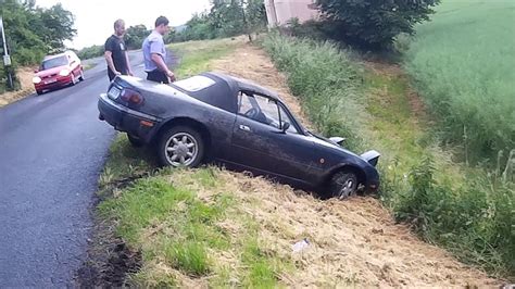 Mazda Mx Miata Drift Crash Youtube