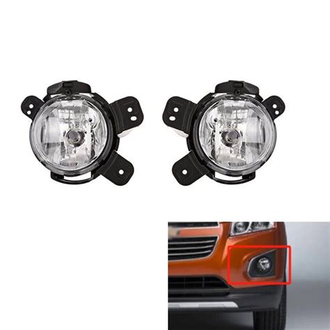 For Chevy Trax 2014 2016 Front Bumper Fog Lamp Driving Light Cover