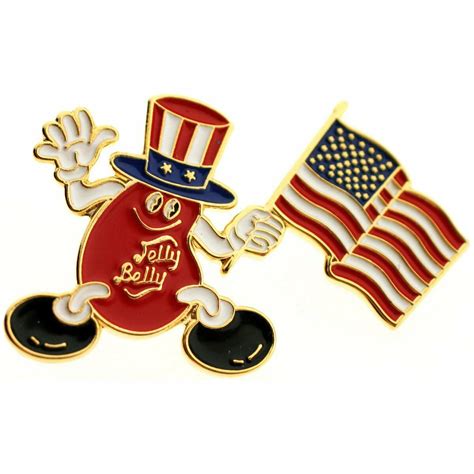 Jelly Belly Candy Patriotic Pin Goelitz Confectionery Co Ebay