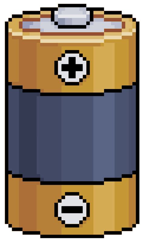 Icono De Vector De Bater A De Pixel Art Para Juego De Bits Sobre