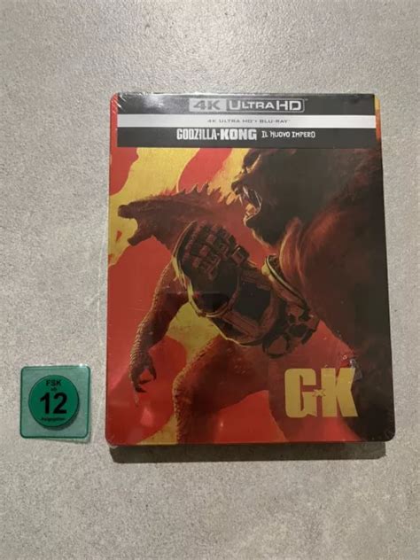 GODZILLA X KONG The New Empire Steelbook 4K UHD Blu Ray NEU OVP Cover 3