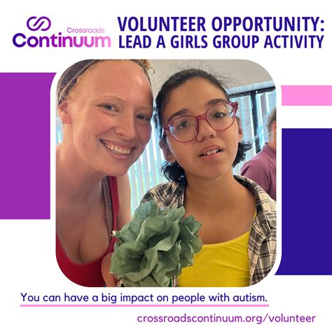 Volunteer Calendar — Crossroads Continuum