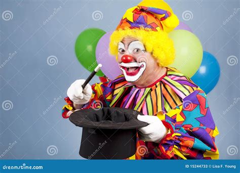 Clown Magician stock image. Image of magic, entertainer - 15244733