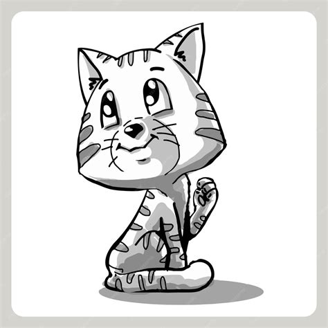 Premium Vector Black And White Cartoon Drawings For Coloring Cute